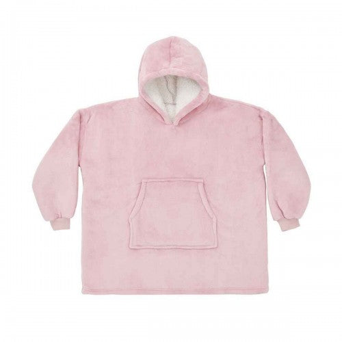 Front - Brand Lab Childrens/Kids Sherpa Fleece Oversized Hoodie