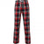 Front - SF Mens Tartan Lounge Pants