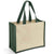 Front - Brand Lab Jute Canvas Shopper