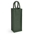 Front - Brand Lab Jute Bottle Bag