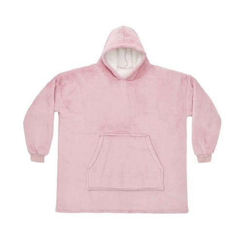 Front - Brand Lab Unisex Adult Sherpa Fleece Hoodie