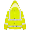 Front - PRO RTX Mens High-Vis Bomber Jacket