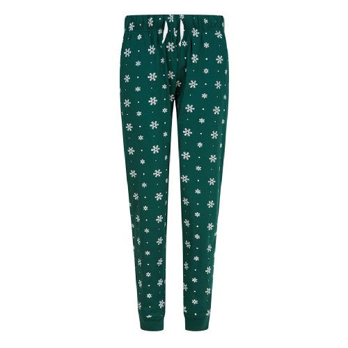 Front - SF Minni Womens/Ladies Snowflake Lounge Pants