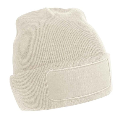 Front - Beechfield Unisex Adult Patch Beanie