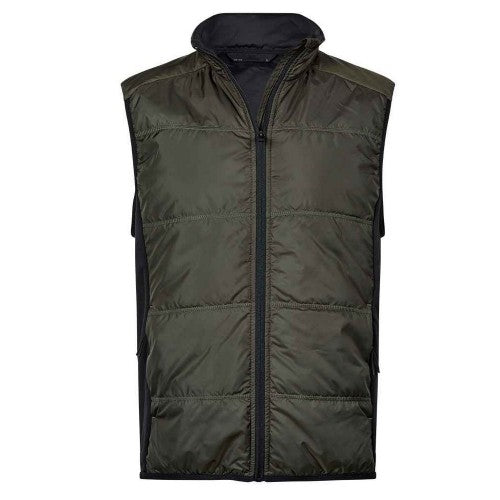 Front - Tee Jays Mens Stretch Hybrid Body Warmer