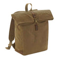 Front - Quadra Heritage Leather Trim Backpack