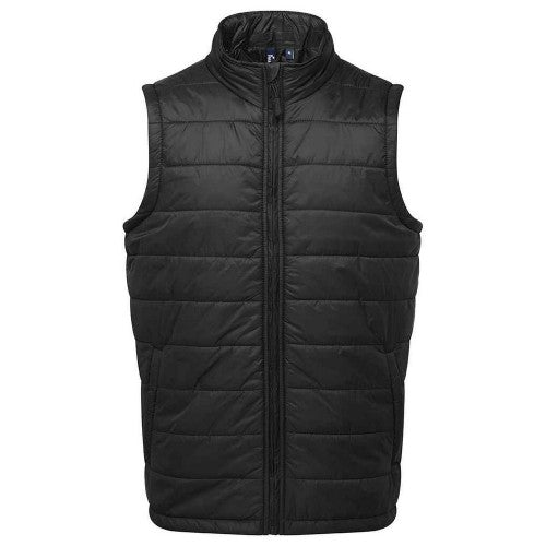 Front - Premier Mens Recyclight Padded Gilet