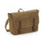 Front - Quadra Heritage Leather Trim Messenger Bag