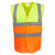 Front - Yoko Unisex Adult Two Tone Reflective Vest
