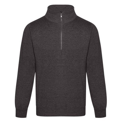 Front - PRO RTX Mens Quarter Zip Sweatshirt