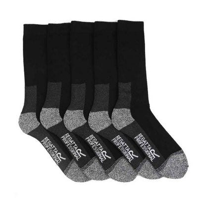 Front - Regatta Unisex Adult Work Socks (Pack of 5)