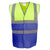 Front - Yoko Unisex Adult Two Tone Hi-Vis Vest