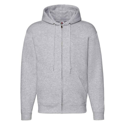 Front - Fruit of the Loom Unisex Adult Premium Full Zip Hoodie