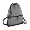 Black-Black - Front - Bagbase Athleisure Drawstring Bag