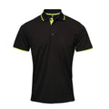 Front - Premier Mens Coolchecker Contrast Pique Polo Shirt