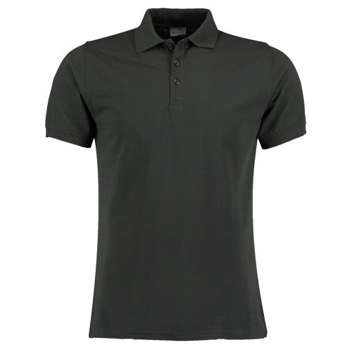 Front - Kustom Kit Unisex Adult Klassic Pique Slim Polo Shirt