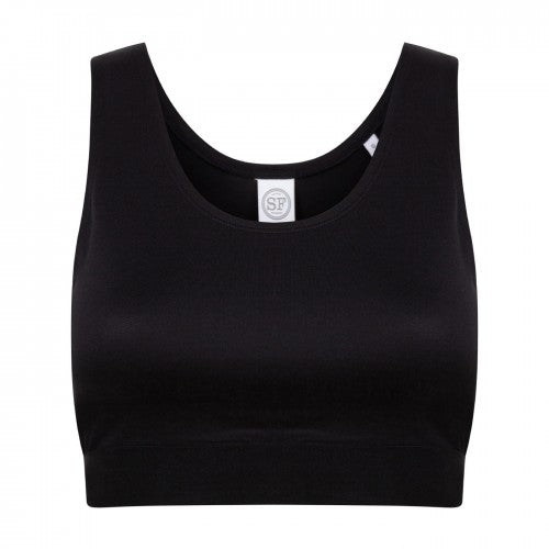 Front - SF Womens/Ladies Fashion Crop Top