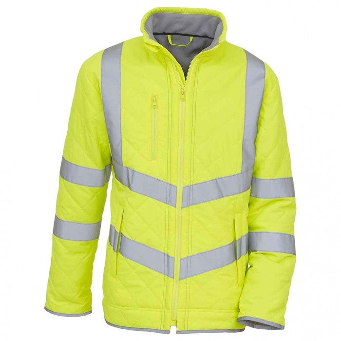 Front - Yoko Unisex Adult Kensington Hi-Vis Jacket