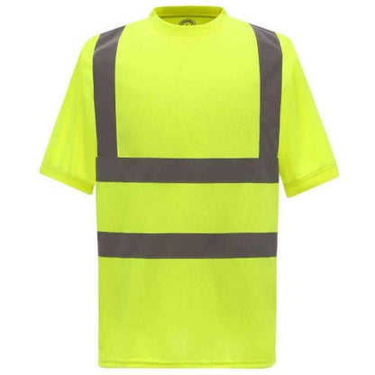 Front - Yoko Unisex Adult Hi-Vis T-Shirt