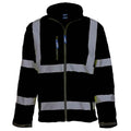 Front - Yoko Unisex Adult Hi-Vis Soft Shell Jacket