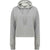 Front - SF Womens/Ladies Slounge Plain Heather Crop Hoodie