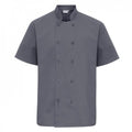 Front - Premier Mens Short-Sleeved Chef Jacket