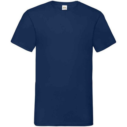 White - Front - Fruit Of The Loom Mens Value V Neck T-Shirt