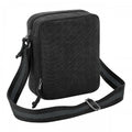Front - Quadra Vintage Canvas Mini Crossbody Bag