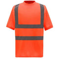 Front - Yoko Mens High-Vis Short-Sleeved T-Shirt