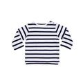 Front - Babybugz Baby Breton Stripe Long-Sleeved T-Shirt