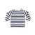 Front - Babybugz Baby Breton Stripe Long-Sleeved T-Shirt
