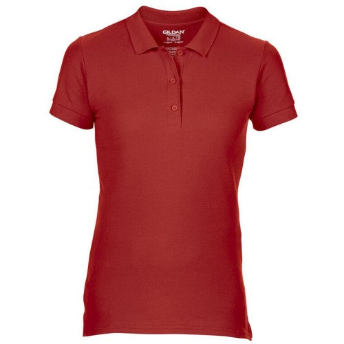 Front - Gildan Womens/Ladies Double Piqué Polo Shirt