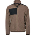 Dark Green-Black - Front - Tee Jays Mens Mountain Fleece Jacket