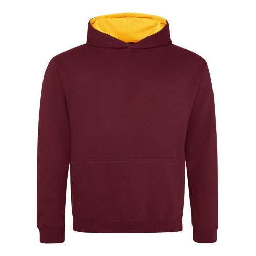 Front - Awdis Childrens/Kids Varsity Hoodie