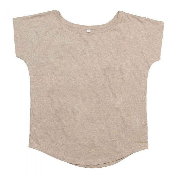 Front - Mantis Womens/Ladies Marl Loose Fit T-Shirt