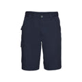 Front - Russell Mens Polycotton Work Shorts