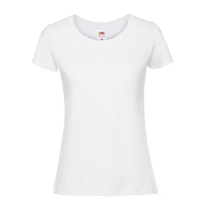 Front - Fruit of the Loom Womens/Ladies Premium Ringspun Cotton T-Shirt