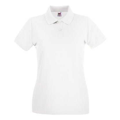 Front - Fruit of the Loom Womens/Ladies Cotton Pique Lady Fit Polo Shirt