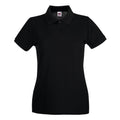 Front - Fruit of the Loom Womens/Ladies Premium Cotton Pique Lady Fit Polo Shirt