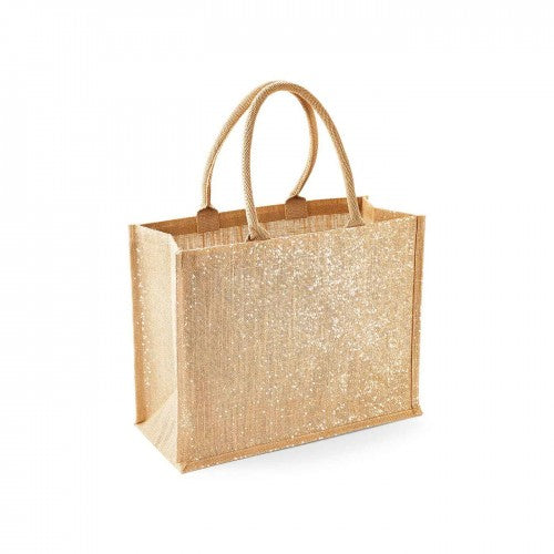 Front - Westford Mill Shimmer Jute Shopper