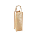 Front - Westford Mill Shimmer Jute Bottle Bag