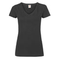 Front - Fruit of the Loom Womens/Ladies V Neck Lady Fit T-Shirt