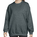 Front - Gildan Mens Heather Crew Neck Sweatshirt