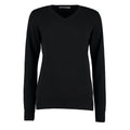 Front - Kustom Kit Womens/Ladies Arundel Cotton V Neck Sweatshirt