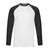Front - Fruit of the Loom Unisex Adult Contrast Long-Sleeved Baseball T-Shirt