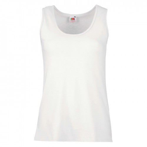 Front - Fruit of the Loom Womens/Ladies Value Lady Fit Vest Top