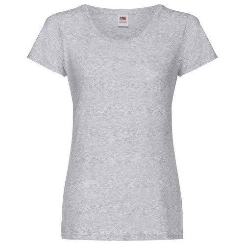 Front - Fruit of the Loom Womens/Ladies Original Heather Lady Fit T-Shirt