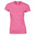 Front - Gildan Womens/Ladies Softstyle Plain Ringspun Cotton Fitted T-Shirt