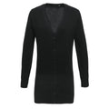 Front - Premier Womens/Ladies Longline V Neck Cardigan