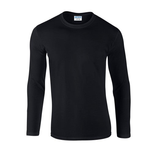 Fan Deep Royal - Front - Gildan Unisex Adult Softstyle Plain Long-Sleeved T-Shirt